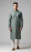 Classic Sage Green Men’s Kurta