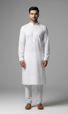 Classic White Kurta For men