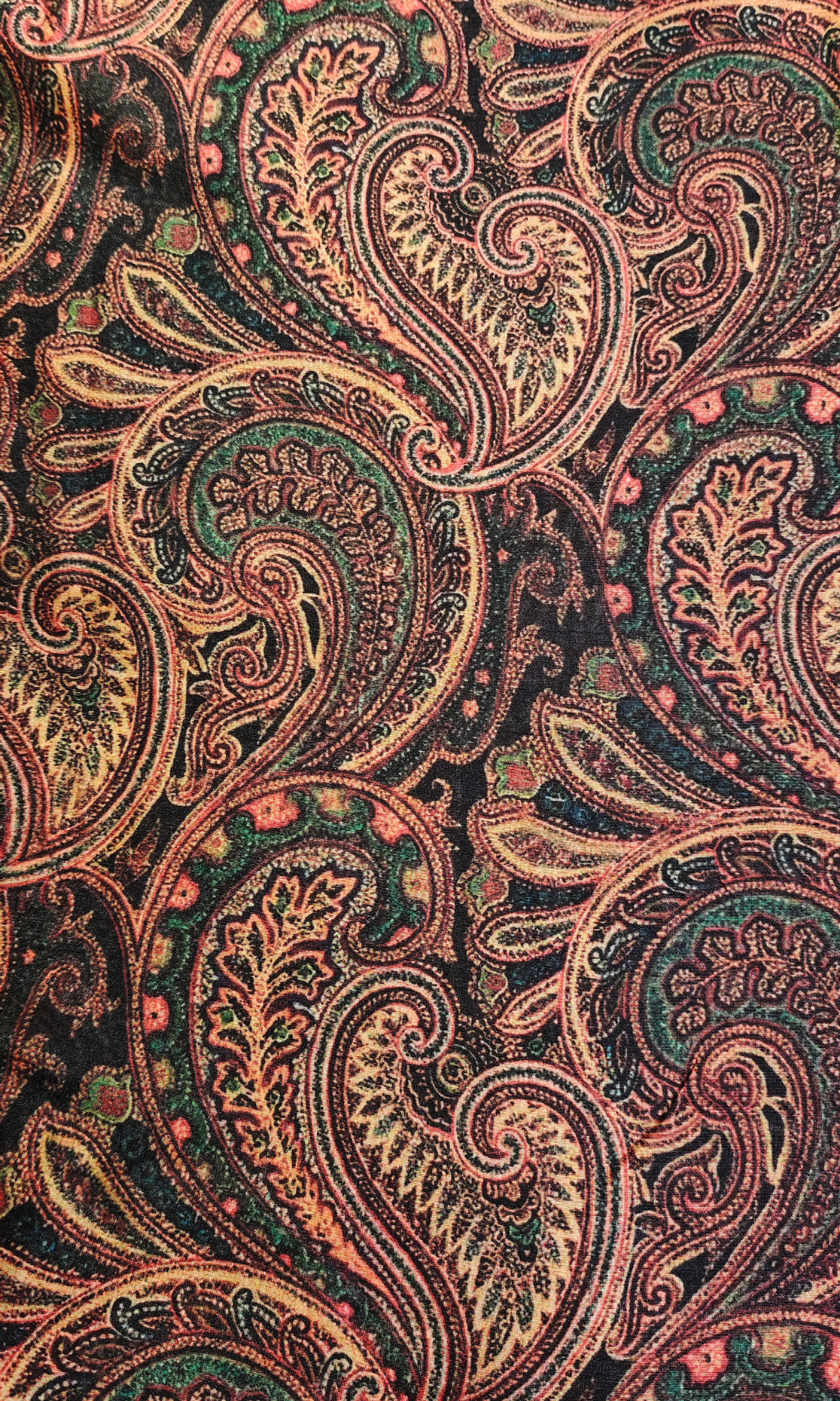 Brown and Gold Paisley Kurta