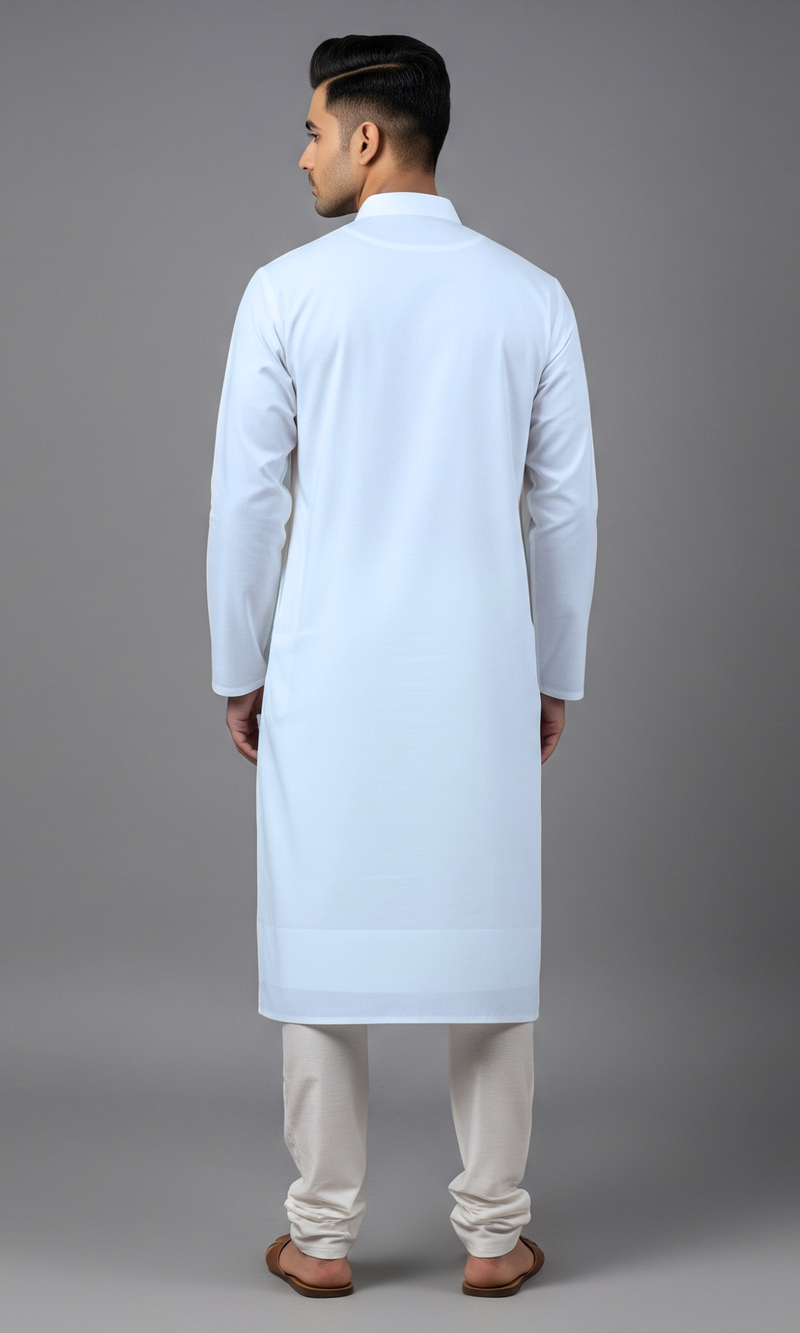 Elegant Light Sky Blue Men’s Kurta