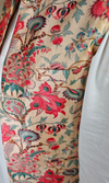 Cream Floral Brocade Silk Waistcoat