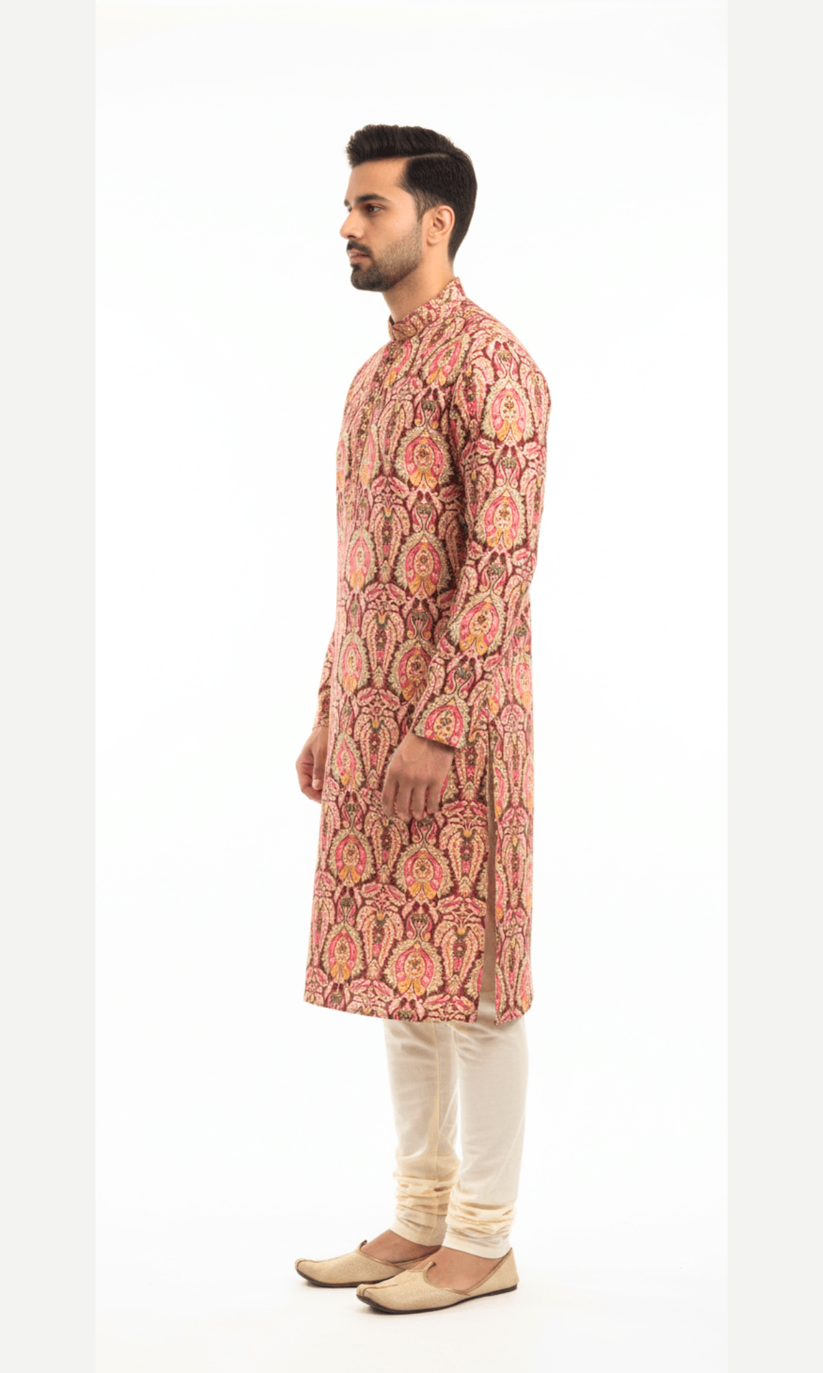 Regal Magenta and Multi-Colored Kurta