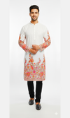 The 'Blush & Bloom' Embroidered Kurta