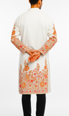 The 'Blush & Bloom' Embroidered Kurta